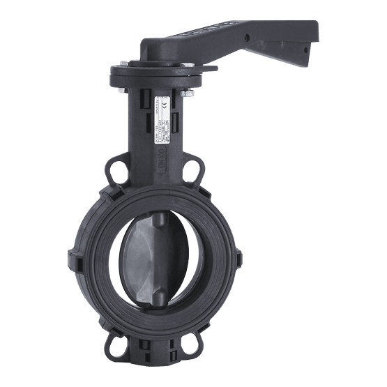 Keystone CompoSeal Resilient Seated Butterfly Valve with Manual Actuator