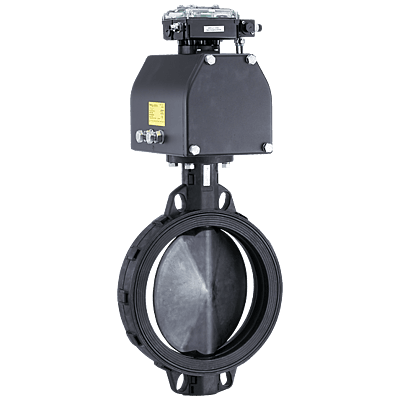 Keystone CompoSeal Resilient Seated Butterfly Valve with Powered Actuator Keystone CompoSeal Resilient Seated Butterfly Valve with Powered Actuator