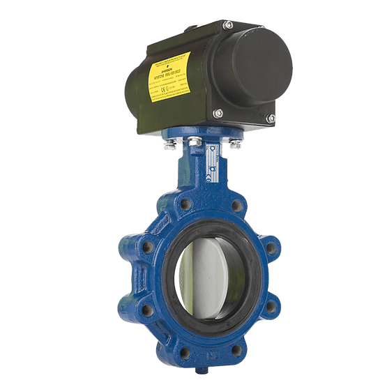 Keystone Figure 221/222 Butterfly Valve with Powered Actuator