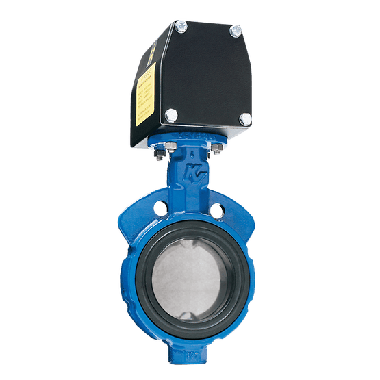 Keystone Figure 990/920 Butterfly Valve with Powered Actuator