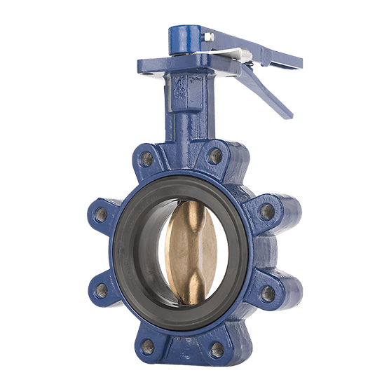 Keystone Series GR Butterfly Valve with Manual Actuator