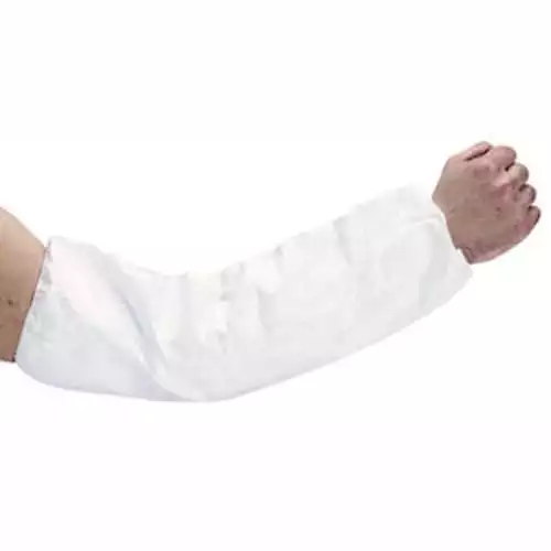 Disposable Sleeves, White, 100 PK