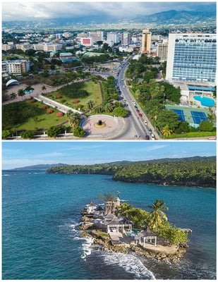 From New Kingston & Liguanea Area - Tower Isle ( Round Trip)