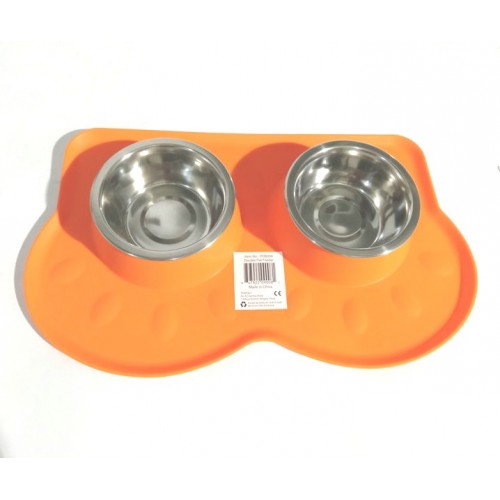 PAW PALS DOUBLE PET FEEDER (PDB008) PAW PALS DOUBLE PET FEEDER (PDB008)