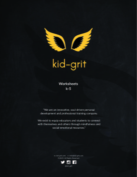 kid-grit Worksheet Packet- k-12 kid-grit Worksheet Packet- k-12