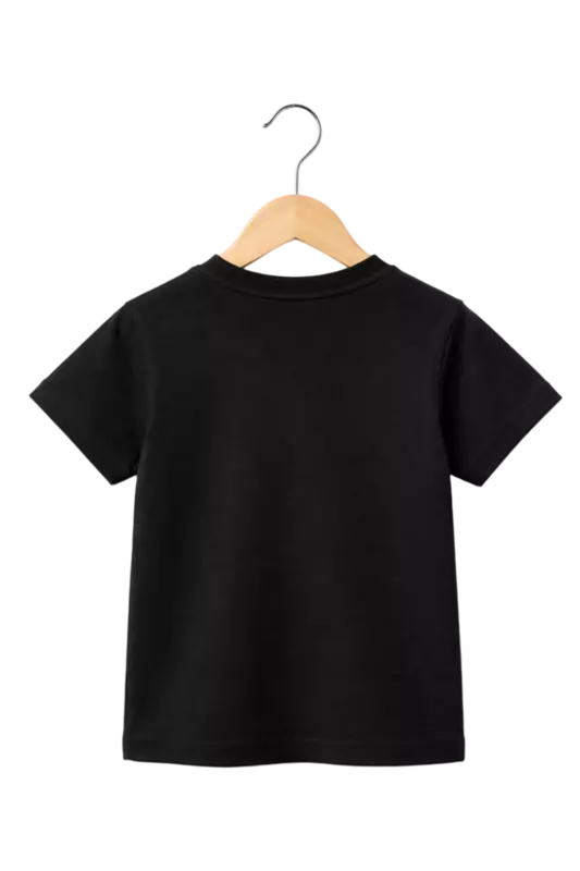 Kids' Retro Mecha Pikachu Graphic Black T-Shirt