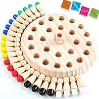 Wooden Memory Match Stick Chess Game