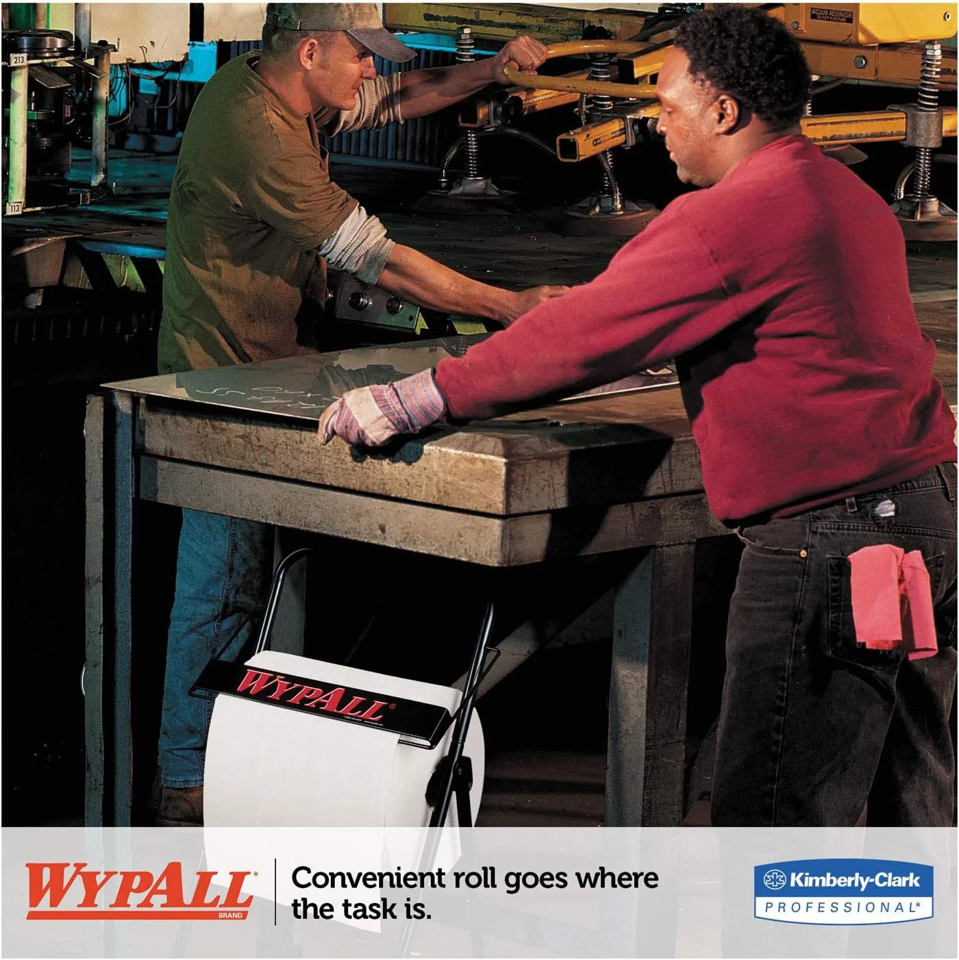 KIMBERLY-CLARK PROFESSIONAL* WYPALL L40 Wipers, Jumbo Roll, Perforated, 12 1/2 x 13 2/5, White, 750/Roll