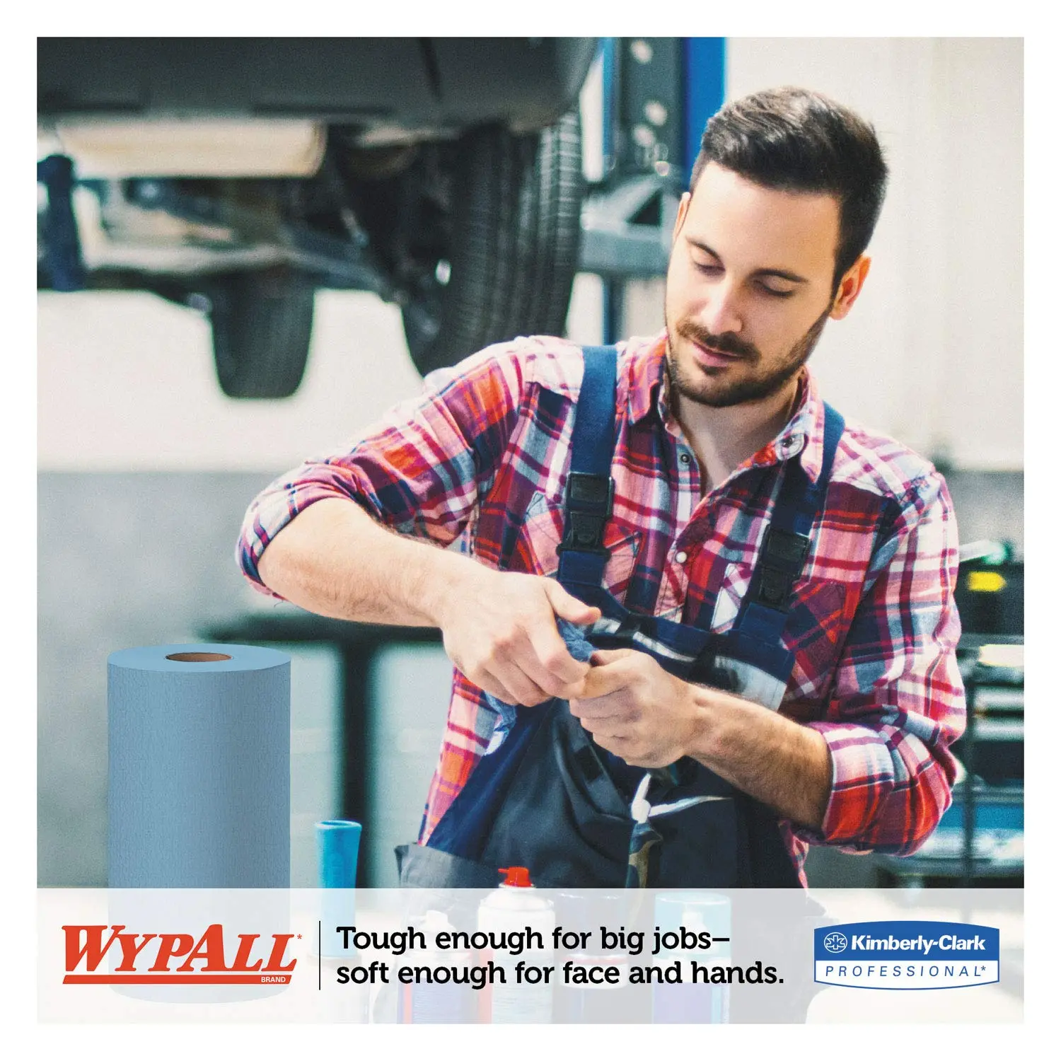 Kimberly-Clark 35411 Blue Hydroknit WYPALL X60 Wipers, 9.8" x 13.4" Roll, 130 Sheets (Pack of 12)