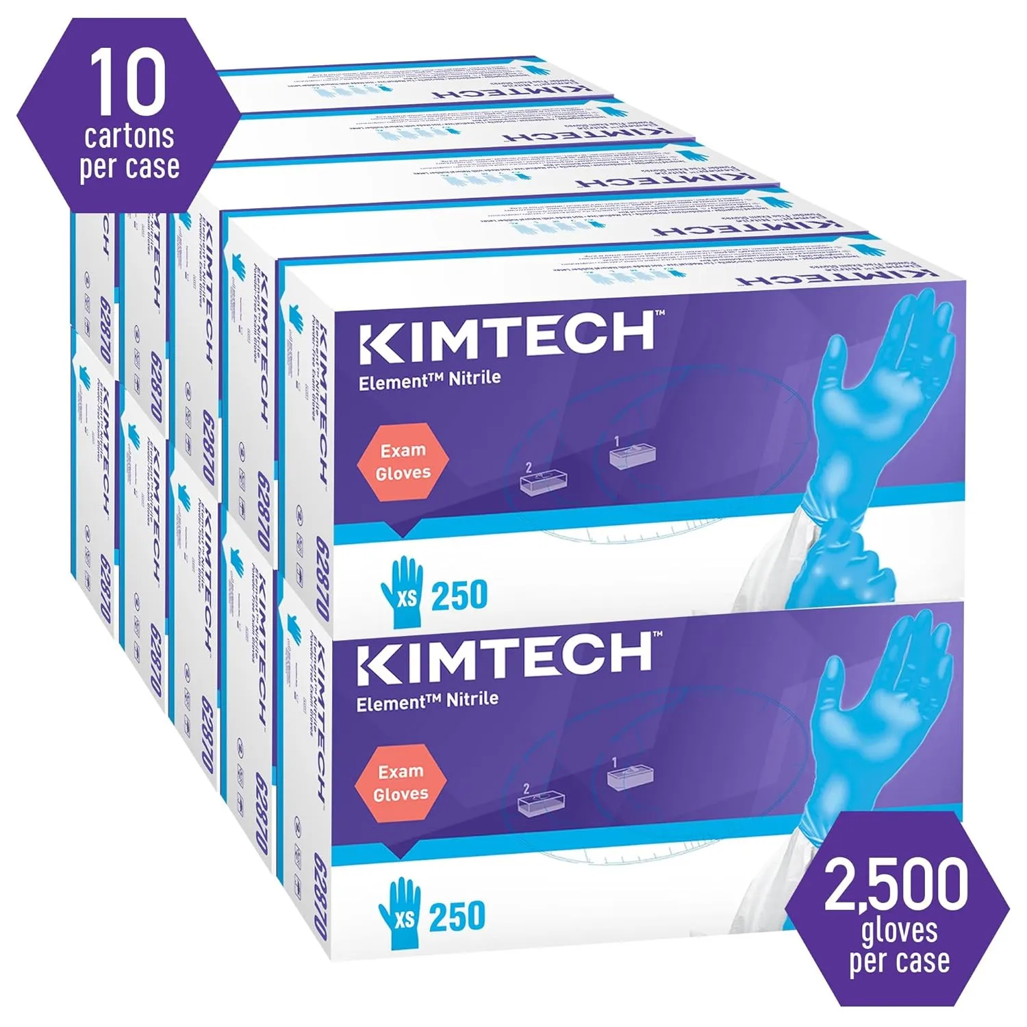 KIMTECH Element Nitrile Exam Gloves, 3.2 mil