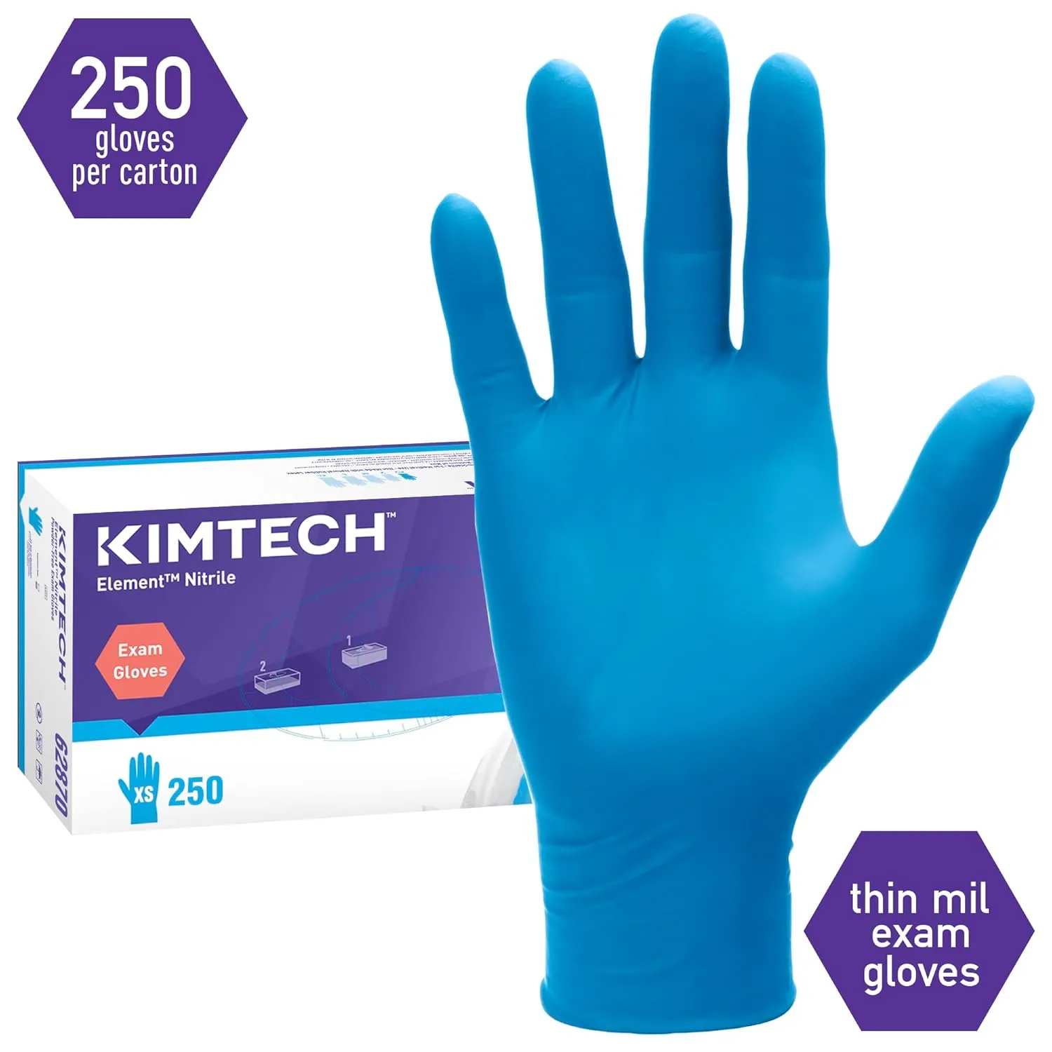 KIMTECH Element Nitrile Exam Gloves, 3.2 mil
