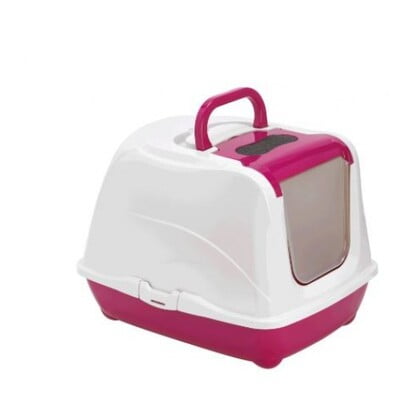 MODERNA FLIP-CAT LARGE 39X50X37 CM PINK  LITTER BOX MODERNA FLIP-CAT LARGE 39X50X37 CM PINK  LITTER BOX