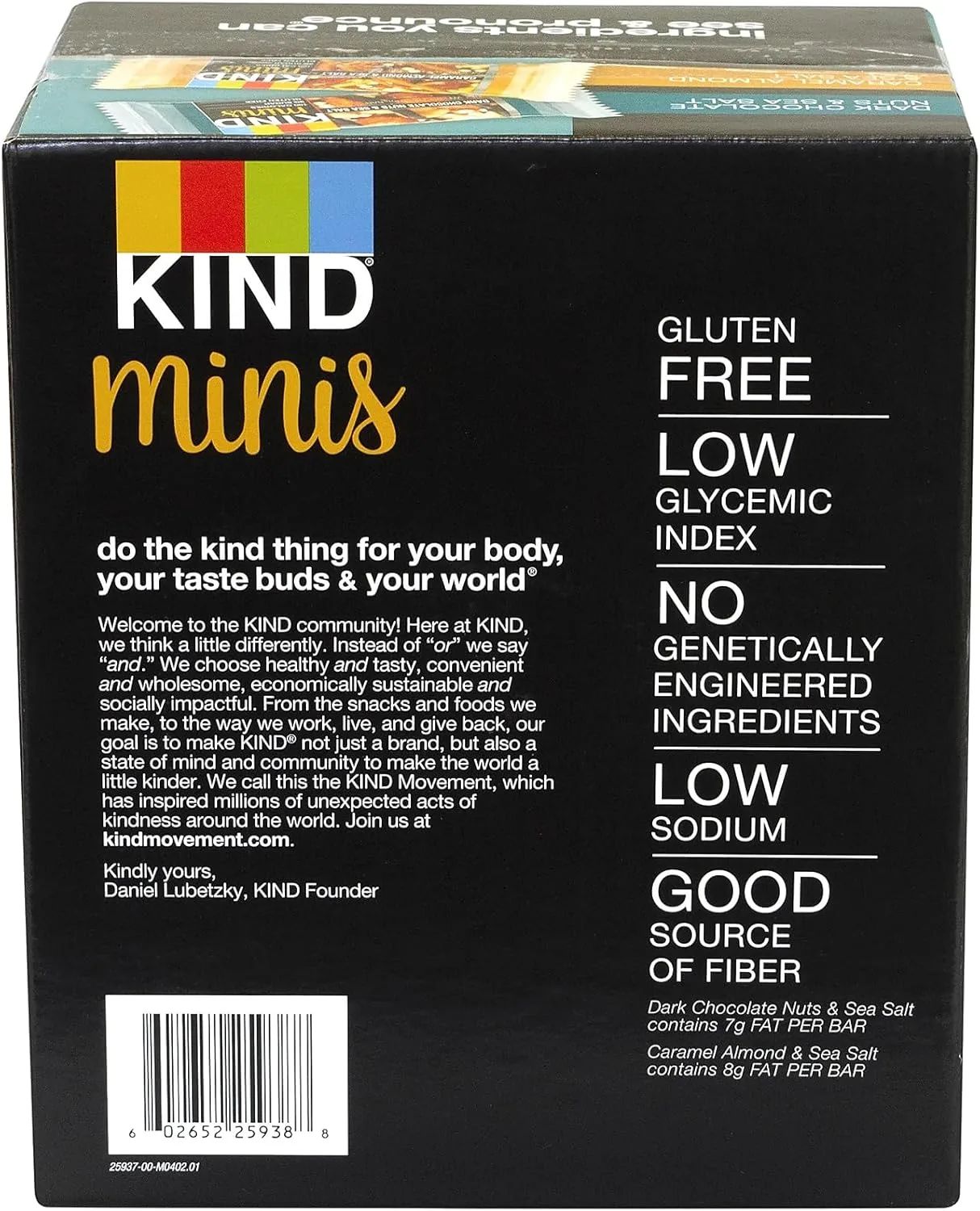 KIND Minis Dark Chocolate Nuts & Sea Salt and Caramel Almond & Sea Salt Variety, 0.7 oz, 32 Count