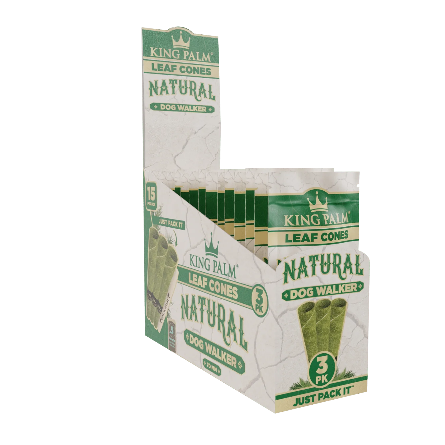 King Palm Cones Mini (70mm) - Dog Walker