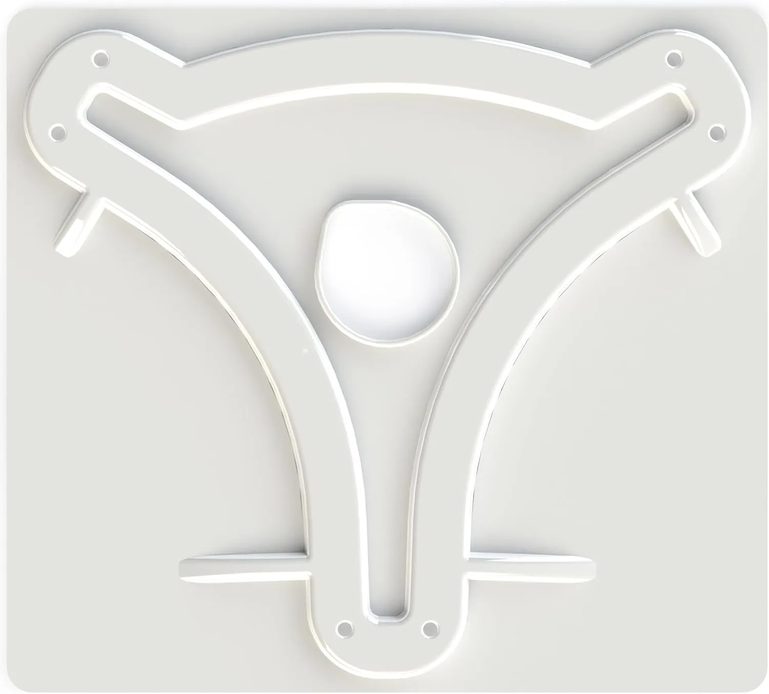 KING MB8200 Antenna Mounting Plate for KING Jack and OmniPro OTA Antennas , White