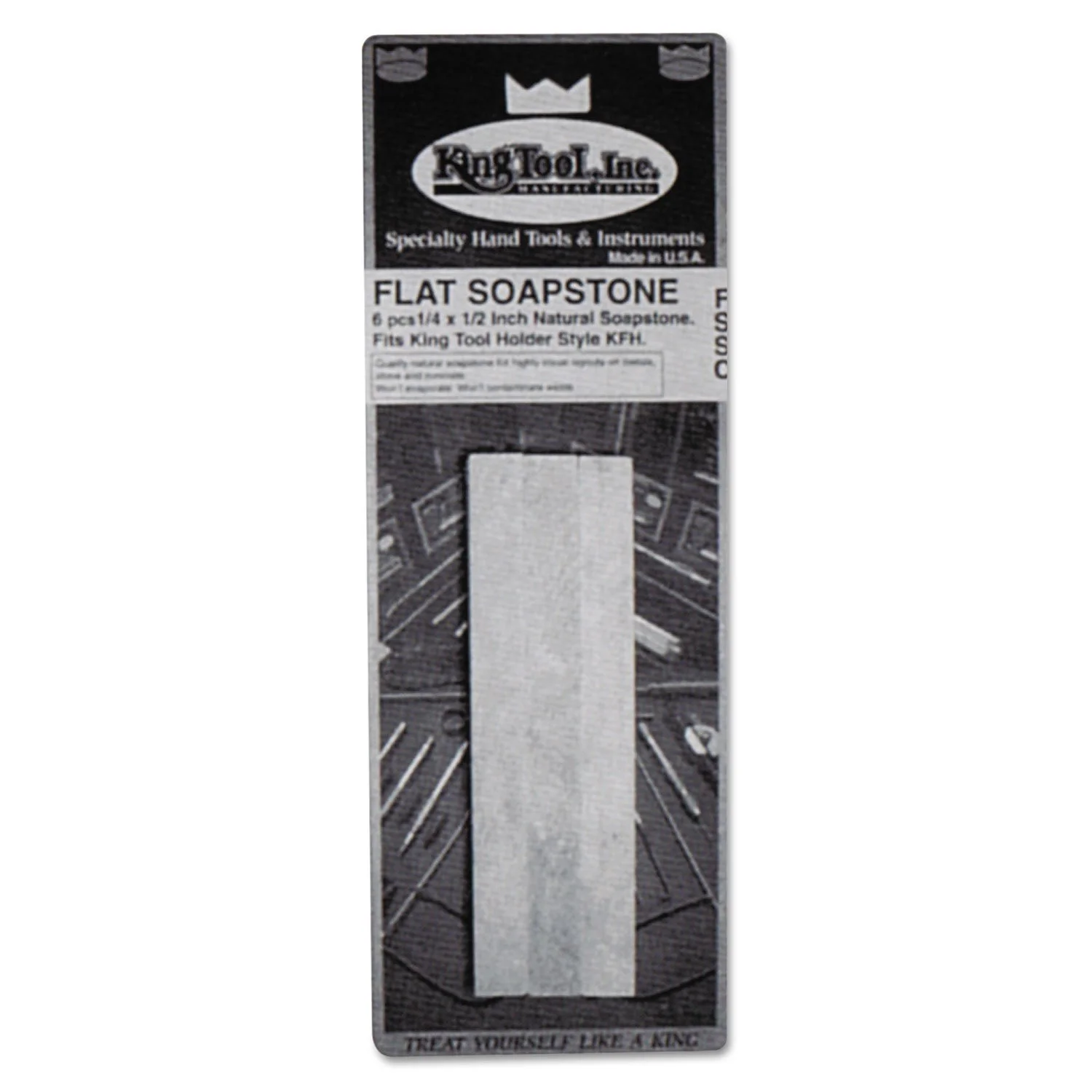 King Tool Flat Soapstones, 1/2 in x 5 in (422-FSSC) Each