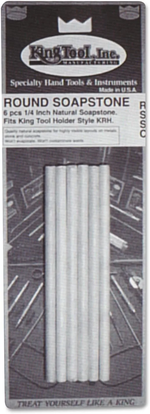 King Tool Round Soapstones, 1/4 in x 5 in (422-RSSC) Each