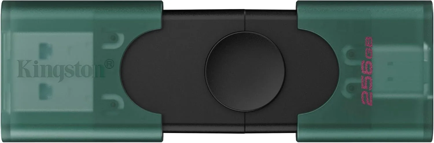 Kingston DataTraveler DuoG2 256GB Flash Drive | USB-A + USB-C 3.2 Gen 1 | DTDEG2/256GB