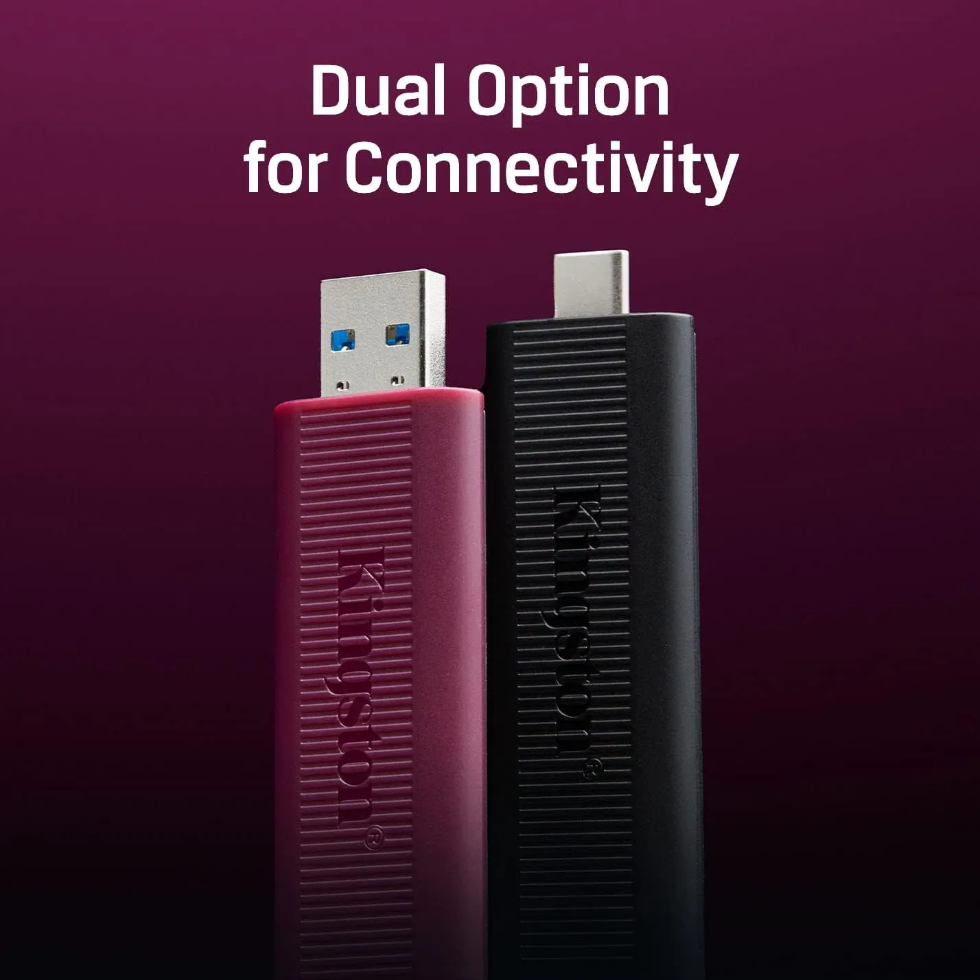 Kingston DataTraveler Max Type-A 256GB High Performance USB Flash Drive USB 3.2 Gen 2 Up to 1000 MB/s Sliding Cap Design