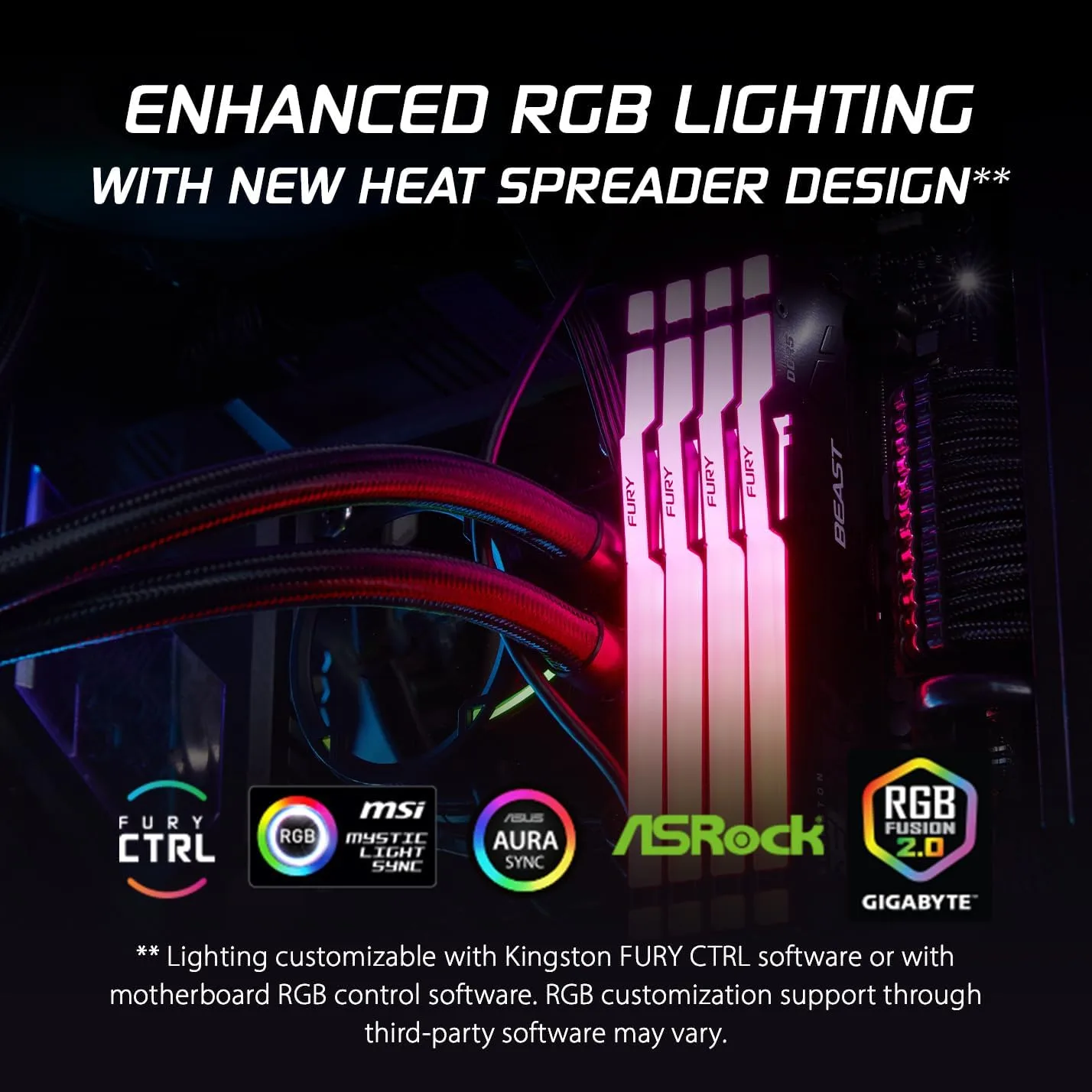 KINGSTON FURY Beast DDR5 RGB Desktop Memory Kit