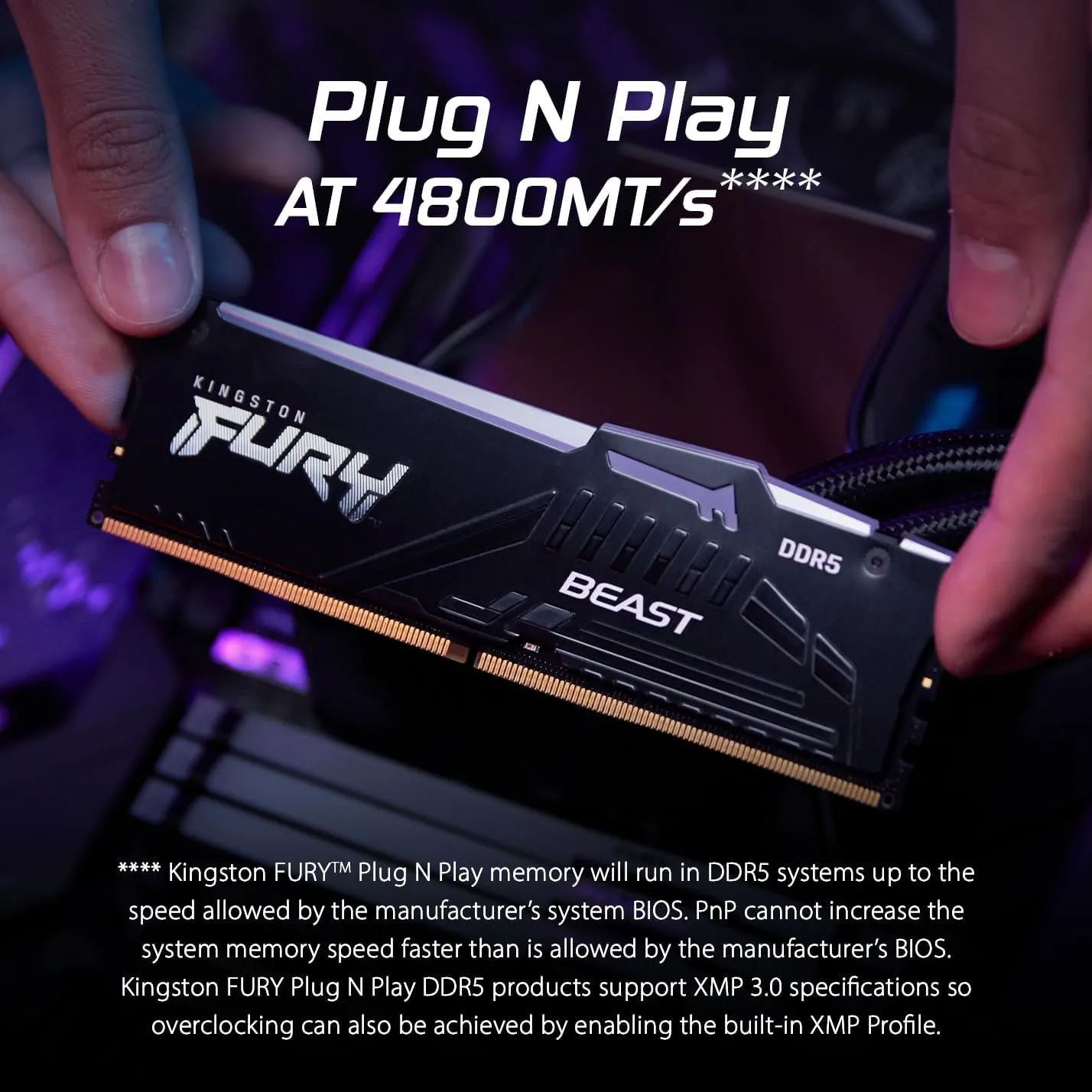 KINGSTON FURY Beast DDR5 RGB Desktop Memory Kit