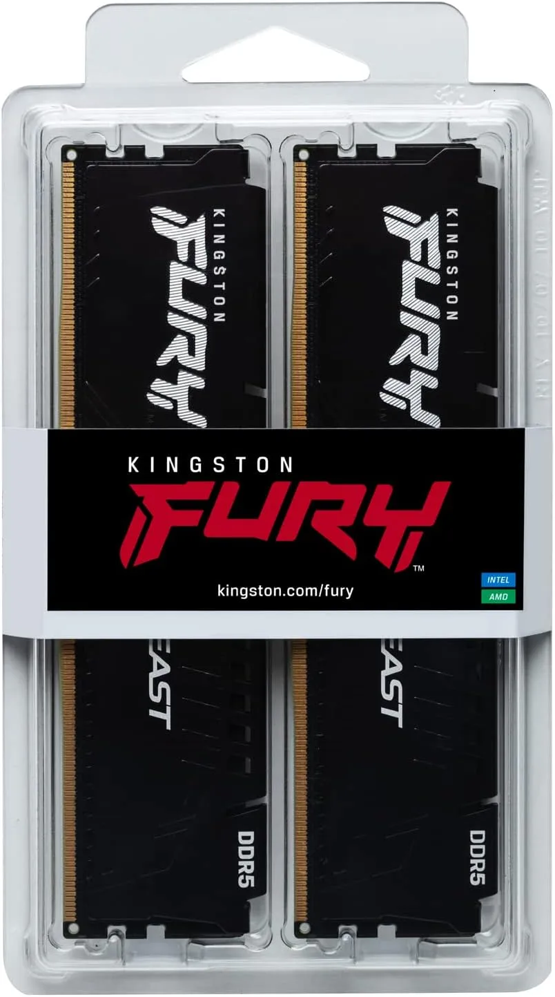 KINGSTON FURY Beast DDR5 5200MT/s CL40 Desktop Memory
