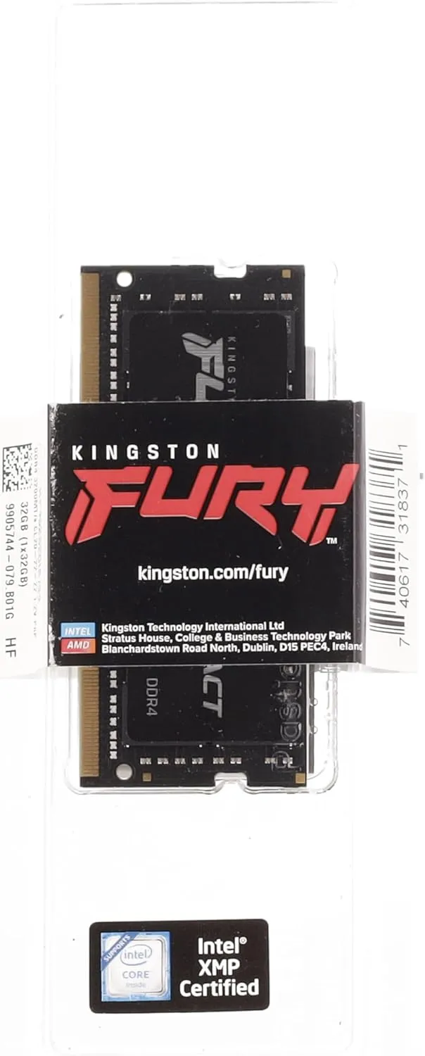 Kingston FURY Impact DDR4 3200MT/s CL20 SODIMM Laptop Memory