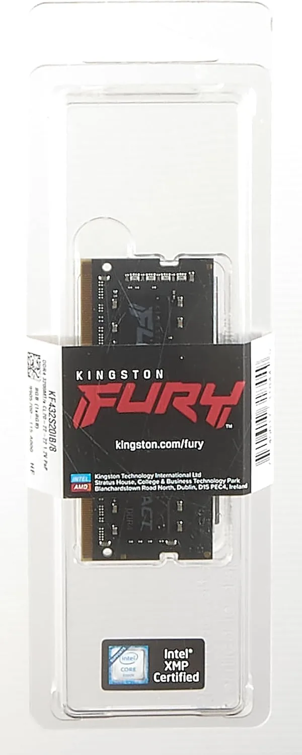 Kingston FURY Impact 3200MHz DDR4 CL20 SODIMM Laptop Memory