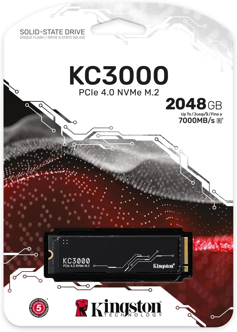 Kingston KC3000 PCIe 4.0 NVMe M.2 SSD