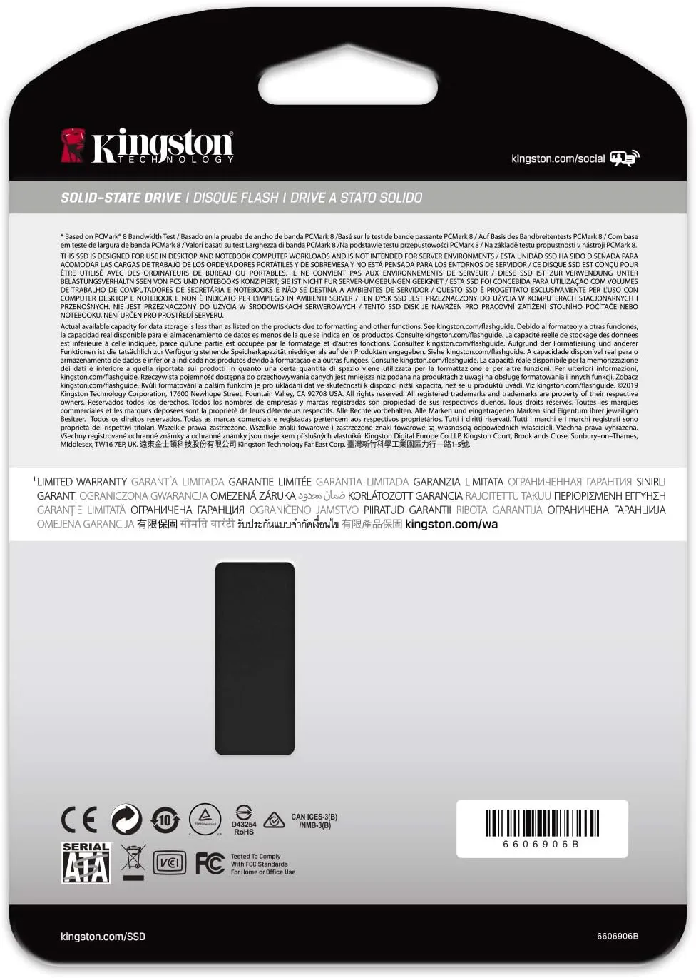 Kingston KC600 SSD SKC600/1024G Internal SSD 2.5" , SATA Rev 3.0, 3D TLC, XTS-AES 256-bit encryption 1024 GB 2.5 Inch Drive Only