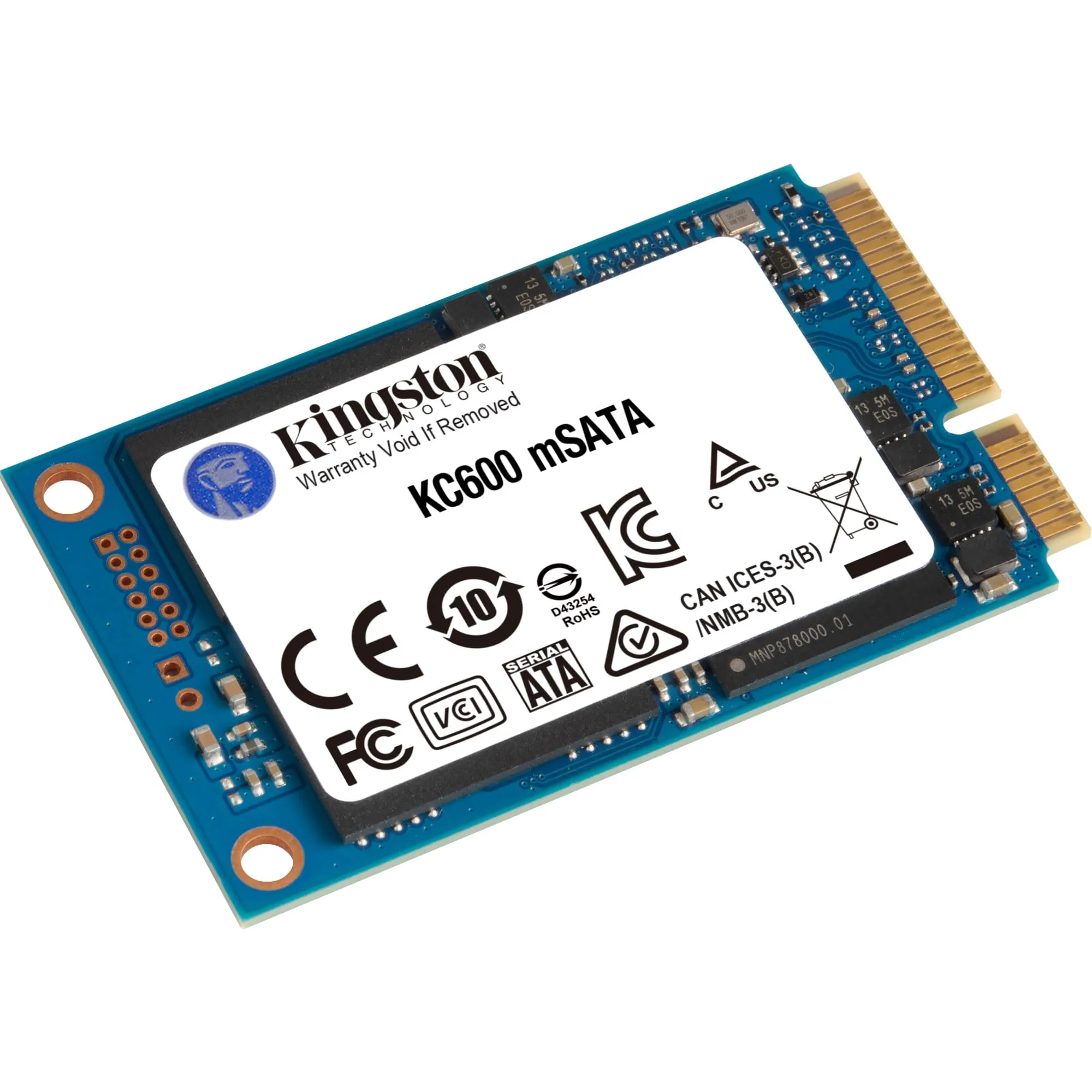 Kingston KC600 SSD 256GB SATA3 mSATA - SKC600MS/256G