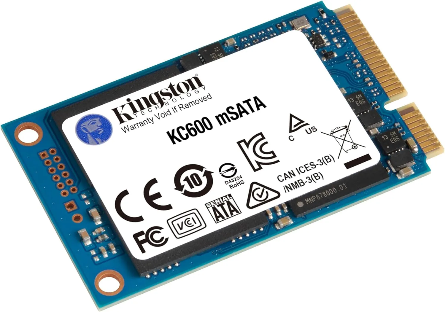 Kingston KC600 SSD 256GB SATA3 mSATA - SKC600MS/256G