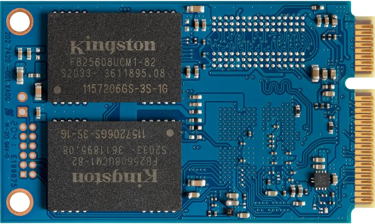 Kingston KC600 SSD 256GB SATA3 mSATA - SKC600MS/256G