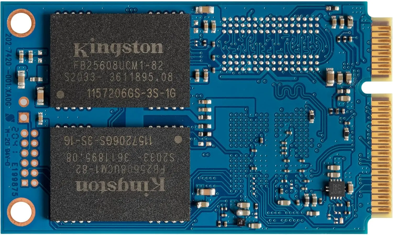Kingston KC600 SSD 256GB SATA3 mSATA - SKC600MS/256G