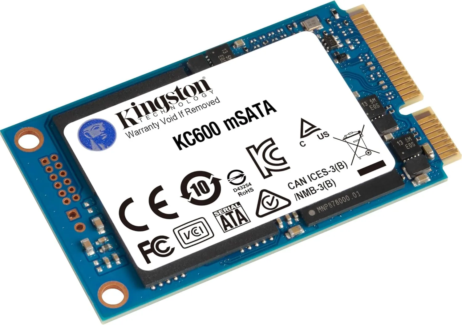 Kingston KC600 SSD 256GB SATA3 mSATA - SKC600MS/256G