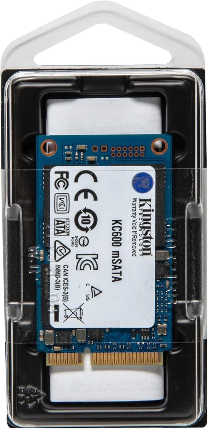 Kingston KC600 SSD 256GB SATA3 mSATA - SKC600MS/256G