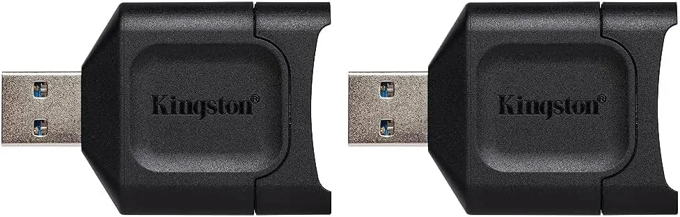 Kingston MobileLite Plus USB 3.2 SDHC/SDXC UHS-II Card Reader (MLP) (Pack of 2)