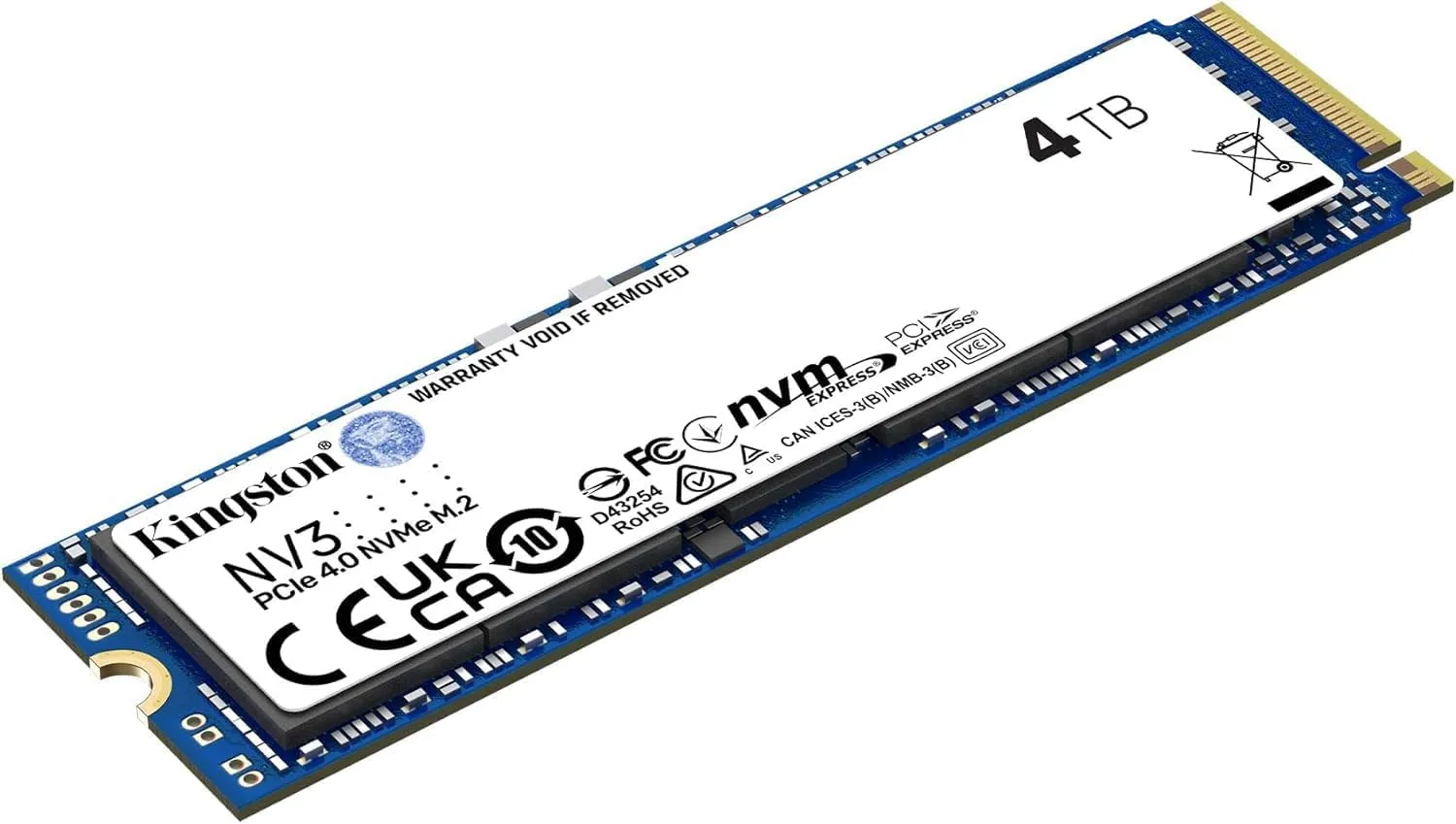 Kingston NV3 M.2 2280 NVMe SSD PCIe 4.0 Gen4x4