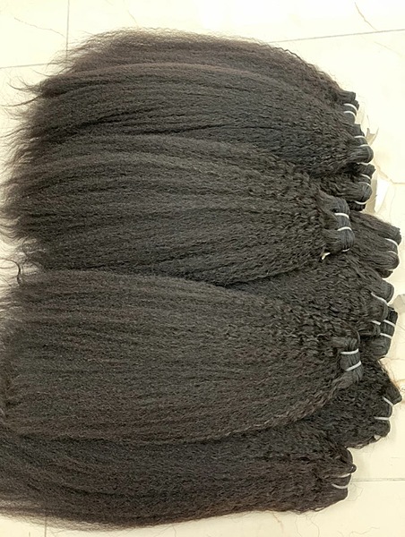 Kinky Straight Luxury Virgin SDD Hair - Black