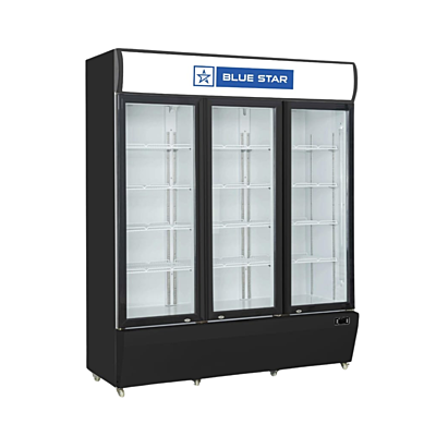 FRONT LOOK OF Blue Star Visi Cooler-VC1200CD-BLACK with Uniform Cooling