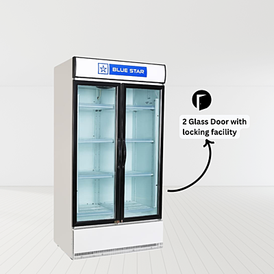 Blue Star Super Cooler SC1000F-947 liters with 2 self closing glass door Blue Star Super Cooler SC1000F-947 liters with 2 self closing glass door