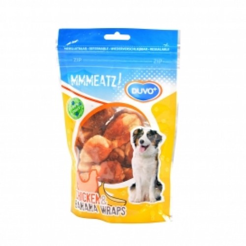 DUVO CHICKEN & BANANA WRAPS 100G(311587) DUVO CHICKEN & BANANA WRAPS 100G(311587)