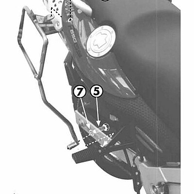 KAPPA BMW PANNIER BRACKET KL188 - F650GS (00-07) / F650GS DAKAR (00-03) G650GS (11-17) KAPPA BMW PANNIER BRACKET KL188 - F650GS (00-07) / F650GS DAKAR (00-03) G650GS (11-17)