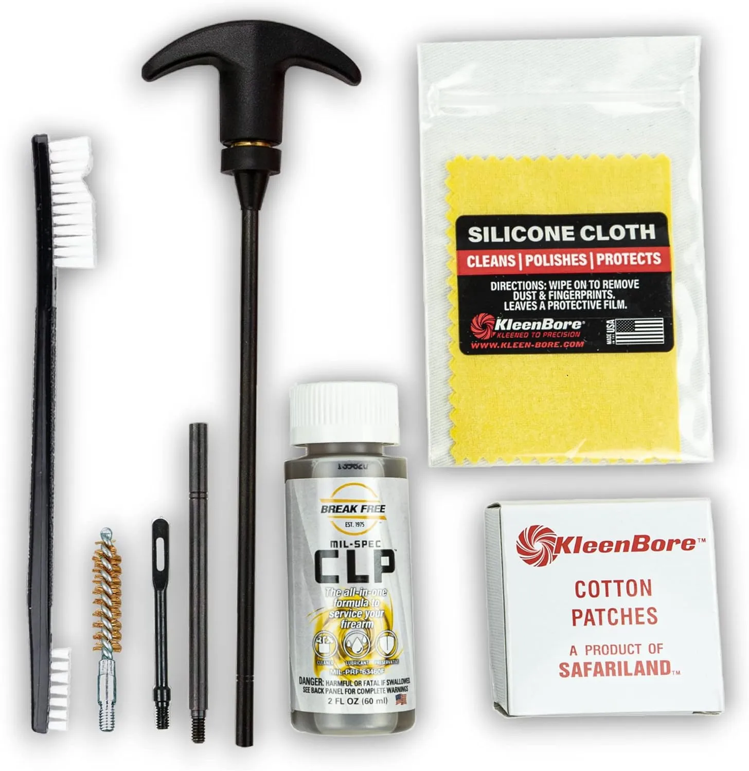 KleenBore Classic Cleaning Kit with Steel Rods