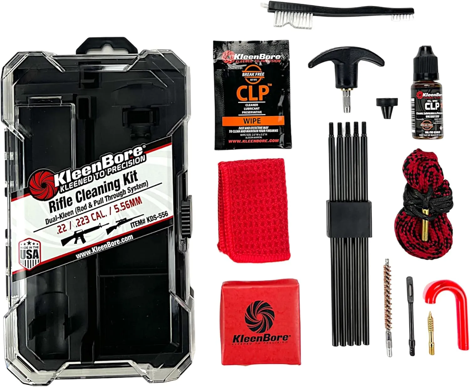 KleenBore Classic Cleaning Kit with Steel Rods