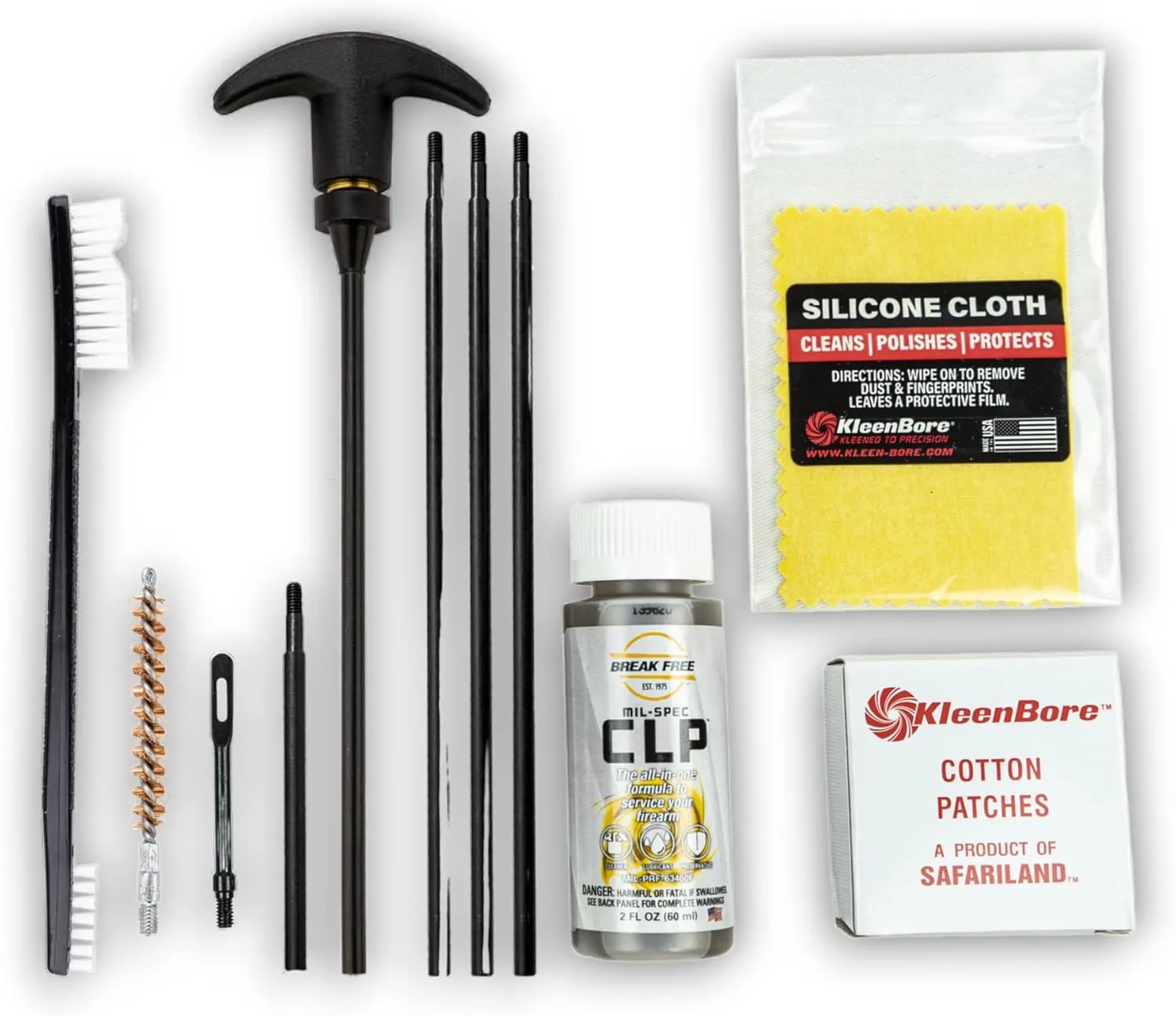 KleenBore Classic Cleaning Kit with Steel Rods