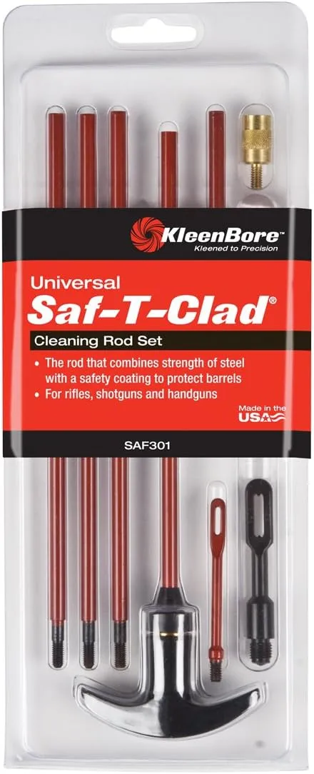 Kleenbore Gun Care Universal Saf-T Clad Red Coated Rod