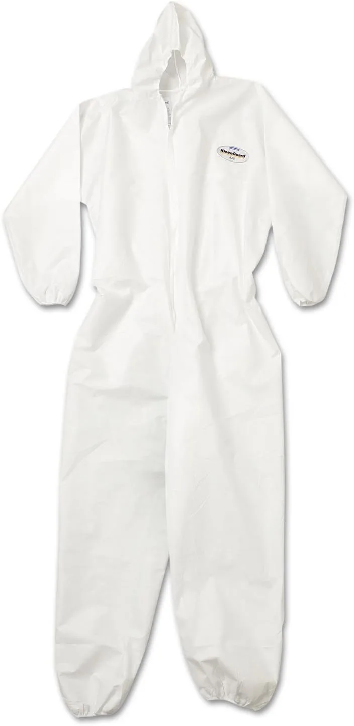 A20 Breathable Particle Protection Coveralls, Zip Closure, 3x-Large, White