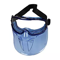 KleenGuard - 18629 V90 Shield Clear Anti Fog Lens Protection Goggle with Blue Frame