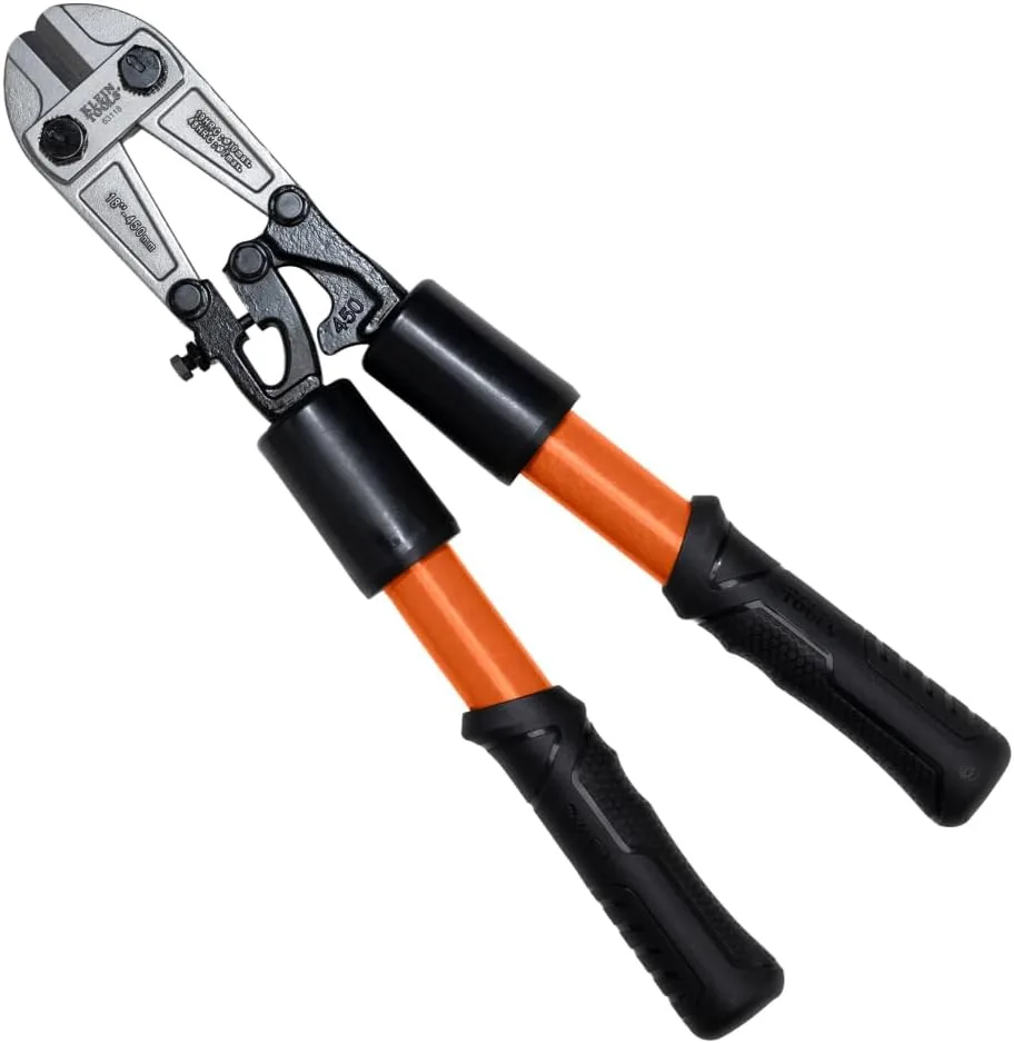 Klein Tools Bolt Cutter, Fiberglass Handles